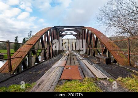 Loch Ken Railway Viaduct auf der alten 'Paddy Line', Dumfries und Galloway, Schottland Stockfoto