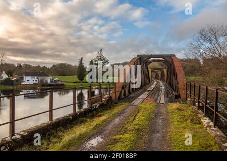 Loch Ken Railway Viaduct auf der alten 'Paddy Line', Dumfries und Galloway, Schottland Stockfoto