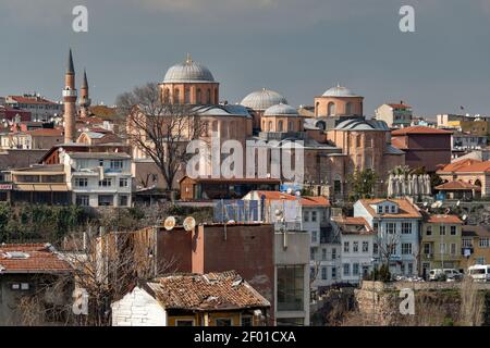 Zeyrek Moschee (Kloster des Pantokrators) im Stadtteil Fatih von Istanbul, Türkei Stockfoto