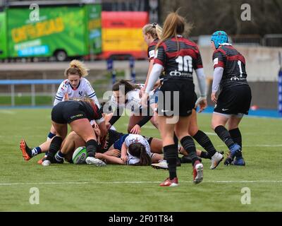 London, Großbritannien. März 2021, 06th. Action von der heutigen Spiel bei Saracens Kredit: SPP Sport Presse Foto. /Alamy Live Nachrichten Stockfoto