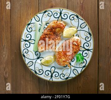 Jordanische gegrilltes Hähnchen Stockfoto