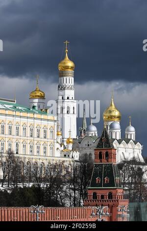 Der Moskauer Kreml. Glockenturm Iwan der große. Stockfoto