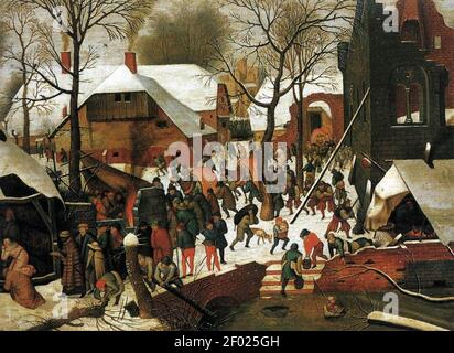 Pieter Brueghel der Jüngere - Anbetung der Könige Stockfoto