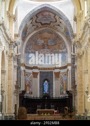 Hochaltar der Kathedrale von Catania Stockfoto