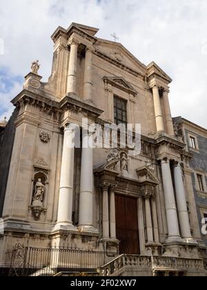 Kirche von San Francesco Borgia, Catania Stockfoto