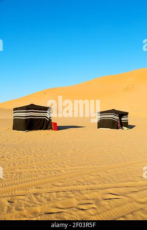 Im oman ist das alte Wüstenviertel leer Stockfoto
