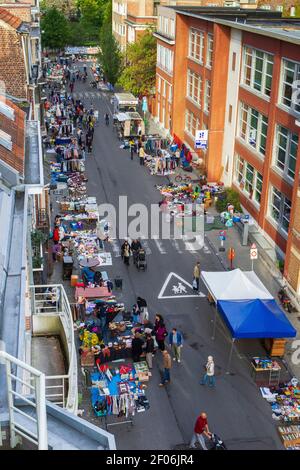 Straßenmarkt Stockfoto