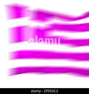 Verschwommene weiße wehende griechische Flagge Stockfoto