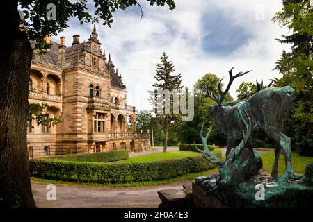 Jagdschloss Hummelshain Stockfoto