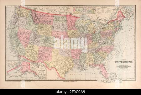 Plat Buch von Preble County, Ohio - zusammengestellt aus County Aufzeichnungen und tatsächlichen Umfragen Stockfoto