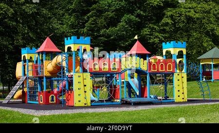 Spielgeräte im park Stockfoto