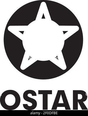 O Buchstabe Initial Symbol Logo Design Inspiration Vorlage Stock Vektor