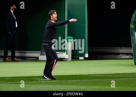 ELX, SPANIEN - 6. MÄRZ: Trainer Julen Lopetegui vom FC Sevilla beim La Liga Santander Spiel zwischen Elche CF und Sevilla FC im Estadio Manuel Mart’ne Stockfoto