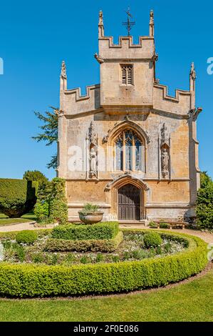 St. Mary's Church in Sudeley Castle in der Nähe von Winchcombe, Gloucestershire, England. Stockfoto