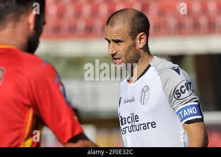 Rodrigo Palacio Spieler von Bologna, während des Spiels der italienischen Serie A Meisterschaft zwischen Benevento gegen Bologna 1-0, Spiel auf dem Ciro Vig gespielt Stockfoto