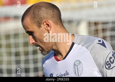 Rodrigo Palacio Spieler von Bologna, während des Spiels der italienischen Serie A Meisterschaft zwischen Benevento gegen Bologna 1-0, Spiel auf dem Ciro Vig gespielt Stockfoto