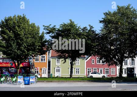 Ein allgemeiner Blick auf Bergen, Norwegens zweitgrößte Stadt. Bildnachweis sollte lauten: Katie Collins/EMPICS/Alamy Stockfoto