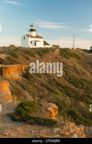 Old Point Loma Lighthouse Pacific Coast Light Station Stockfoto