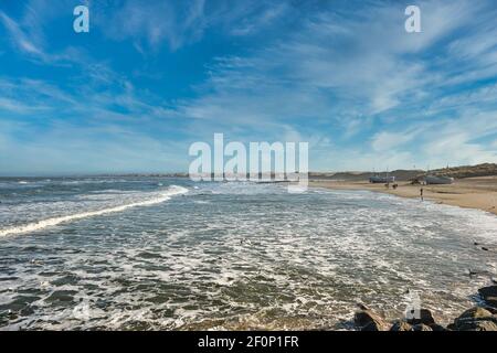 Vorupoer Nordseeküste im Westen Dänemarks Stockfoto