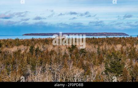 Fathom Five National Park Gray Sauble County Bruce Peninsula Ontario Kanada Stockfoto
