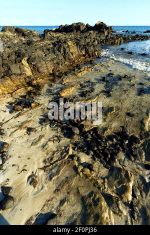 Madagaskar andilana Strand Insel Himmel Felsen Stockfoto