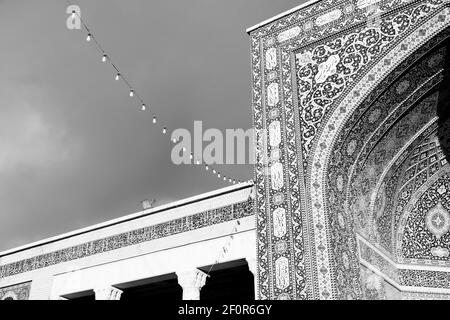 Im iran verwischen islamische Mausoleum Stockfoto