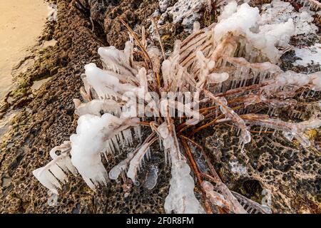 Fathom Five National Park Gray Sauble County Bruce Peninsula Ontario Kanada Stockfoto