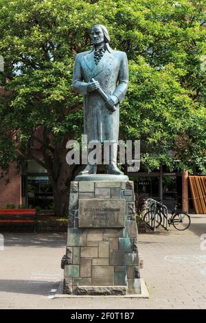 Skuli Magnusson Denkmal, Reykjavik, Island Stockfoto