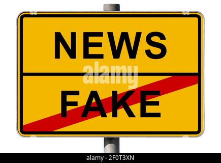 Symbolic Image, Fake News, Corona Crisis, Deutschland Stockfoto