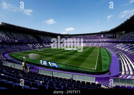 Valladolid, Spanien. März 2021, 6th. Jose Zorrilla Stadion Fußball: Gesamtansicht des Jose Zorrilla Stadions vor dem spanischen 'La Liga Santander' Spiel zwischen Real Valladolid CF 2-1 Getafe CF im Estadio Municipal Jose Zorrilla in Valladolid, Spanien. Quelle: Mutsu Kawamori/AFLO/Alamy Live News Stockfoto