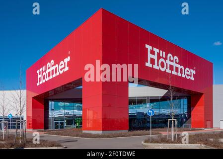 Möbelhaus Hoeffner, Magdeburg, Sachsen-Anhalt, Deutschland Stockfotografie