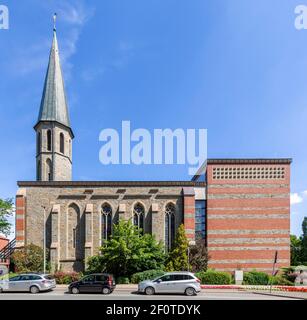 Katholische Kirche St. Engelbert, Gevelsberg, Ruhrgebiet, Nordrhein-Westfalen, Deutschland Stockfoto