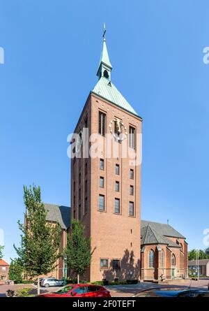 Katholische Pfarrkirche St. Cyriakus, Weeze, Niederrhein, Nordrhein-Westfalen, Deutschland Stockfoto