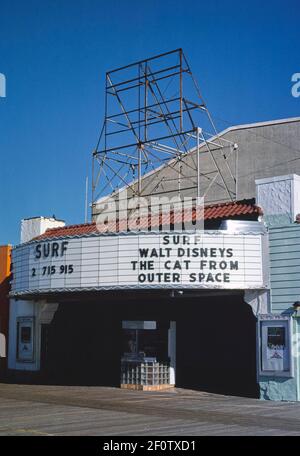 Surf Theatre - Boardwalk - Ocean City - New Jersey Ca. 1978 Stockfoto