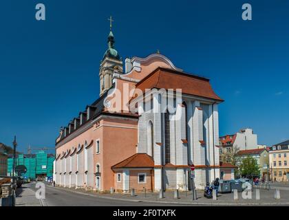Georgenkirche am Markt in Eisenach, Thüringen, Deutschland Stockfoto