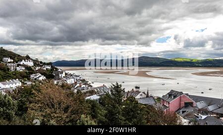 Schöne Aussicht auf Aberdyfi Stockfoto