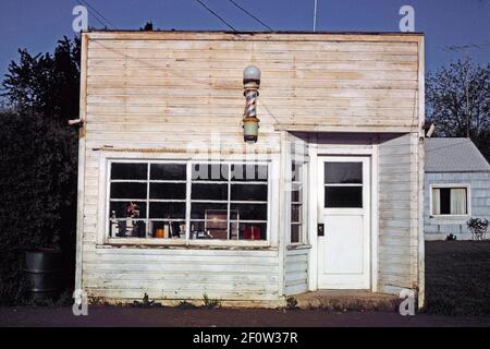 1980s Vereinigte Staaten - Friseur Monroe Oregon ca. 1980 Stockfoto