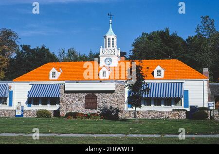 Howard Johnson's Restaurant Route 7 Burlington Vermont ca. 1984 Stockfoto