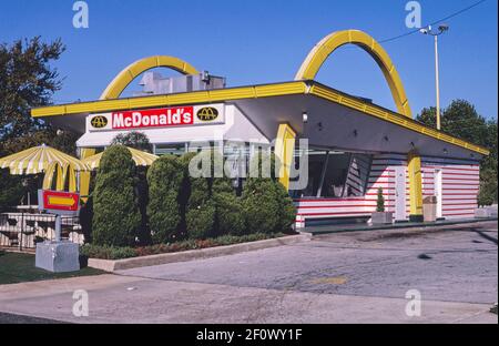 McDonald's Route 11 Birmingham Alabama ca. 1980 Stockfoto