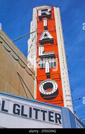 Rialto Theatre Tower - Lake Street - Minneapolis - Minnesota Ca. 1984 Stockfoto