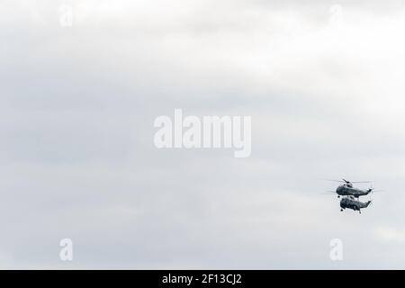 Präsident Donald Trump kommt am Freitag, den 22 2019. März, auf dem Weg nach Florida auf der Basis der Andrews Air Force Base in Maryland an. Stockfoto