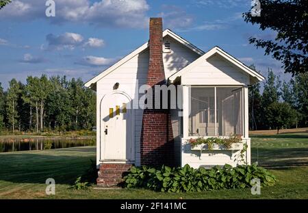 Mount Desert Island Hütten eine Einheit Bar Harbor Maine Ca. 1984 Stockfoto