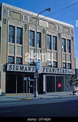 1980s Vereinigte Staaten - Kress Building Billings Montana ca. 1980 Stockfoto