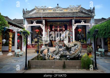 Hoi Quan Quảng Dong. Die Hokien (Fujian) Meeting Hall, Phuc Kien. Hoi An, Provinz Quảng Nam, Vietnam Stockfoto