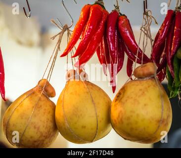 Früchte und Chili Stockfoto