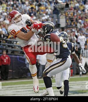 San Diego Chargers # 88 tight end Kris Wilson. The San Diego Chargers  defeated the New York Giants 21 - 20 at Giants Stadium Rutherford, NJ.  (Credit Image: © Anthony Gruppuso/Southcreek Global/ZUMApress.com