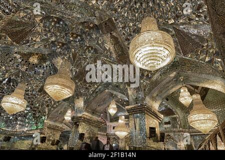 Im iran im Inneren der alten antiken Moschee Stockfoto