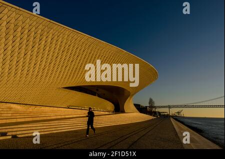 MAAT - Museum für Kunst, Architektur und Technologie in Lissabon, Portugal Stockfoto
