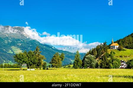 St. Anna Kapelle in Graun im Vinschgau in Südtirol, Italien Stockfoto