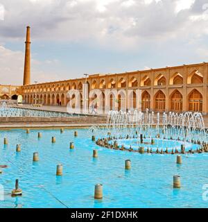 Im iran der alte Platz Stockfoto